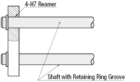 Retaining Ring Grooves on Both Ends:Related Image