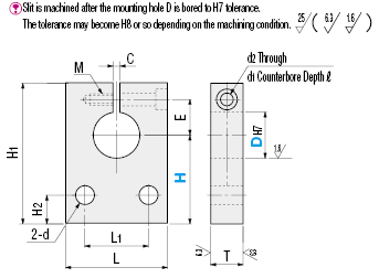 Shaft Supports/Side Mount/Slit Type:Related Image