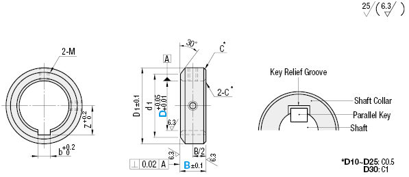Shaft Collars/With Key Groove/Set Screw:Related Image