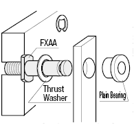 Cantilever Shafts/Standard/Threaded/w Retaining Ring Groove:Related Image