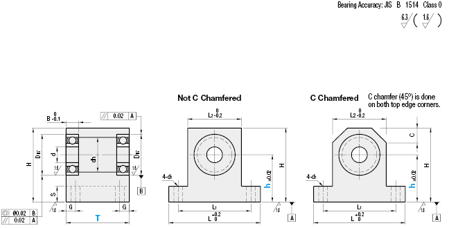 T-Shaped/Double Bearings/Unretained:Related Image