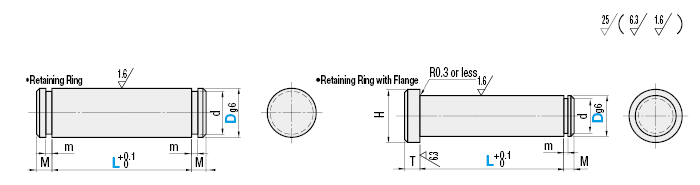 Roller Follower Pins/Retaining Ring:Related Image