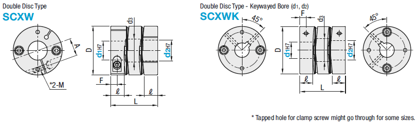 Couplings/High Positioning Accuracy Disc/Clamping/Keyway:Related Image