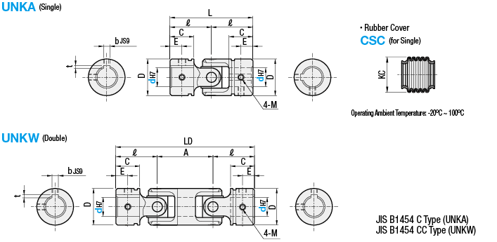 Universal Joints/Keyway/Set Screw:Related Image