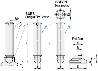 Grub Screw Sets/with Ball Point:Related Image
