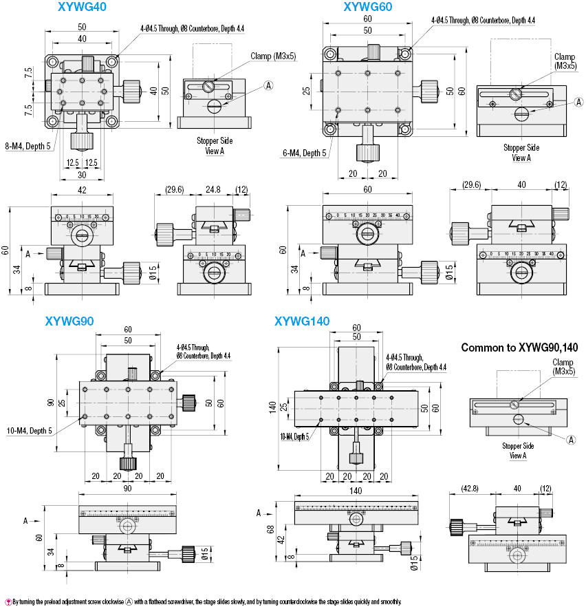 [Precision] XY-Axis/Dovetail/Rack&Pinion:Related Image
