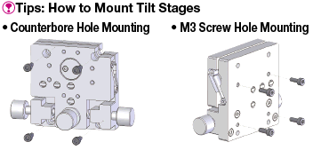 [Simplified Adjustments] Tilt Stages:Related Image
