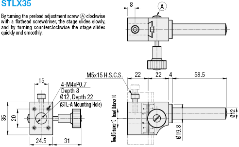 [Precision] Post Locating/1 Axis Slide Type with Shaft:Related Image