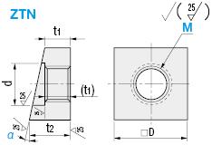 Tapered Nuts (Square):Related Image
