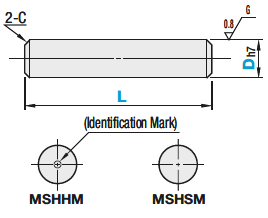 Both Ends Chamfered/h7 Tolerance:Related Image