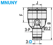 Miniature One-Touch Couplings/Union Y:Related Image