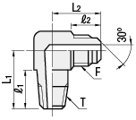 Hydraulic Fittings/90 Deg. Elbow/Male/PT Threaded/PF Threaded:Related Image