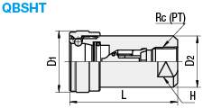 Quick Couplings/Socket/Tapped/High Pressure Valve (210 Type):Related Image