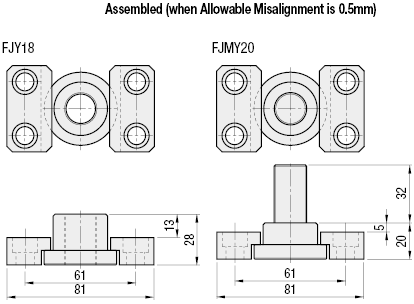 Floating Joints/Slide Type/Set/Connector/Mounting Flange:Related Image