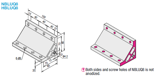 8 Series/Brackets for Heavy Load Frames/80mm/160mm:Related Image