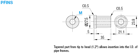 Insert Nuts for Adjustment Bolts/Stainless Steel:Related Image
