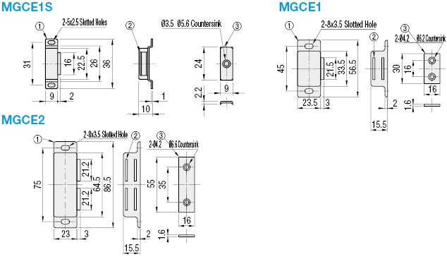 Magnet Catches/with Ferrite Magnet:Related Image