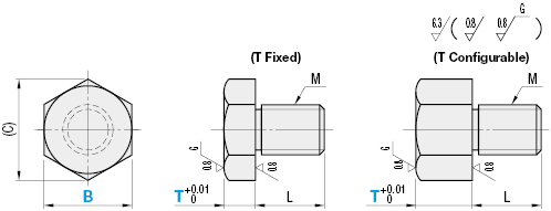 Stop Pins/Screw Type/T Standard:Related Image