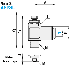 Flow Rate Control Valves/90 Deg. Elbow/Stainless Steel:Related Image