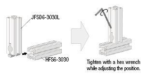 Aluminum Extrusions - with Double Joints pre-Assembled:Related Image