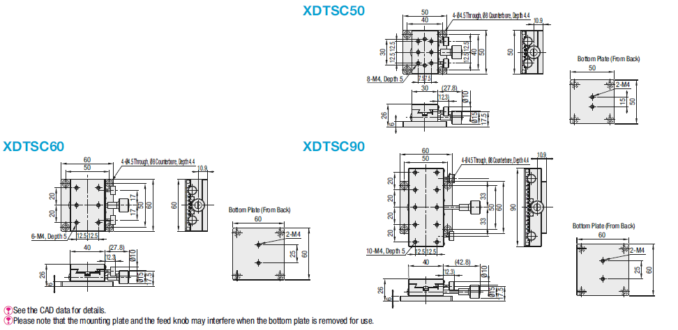 [Standard] X-Axis/Dovetail/Rack&Pinion/Rectangle/Low Profile:Related Image