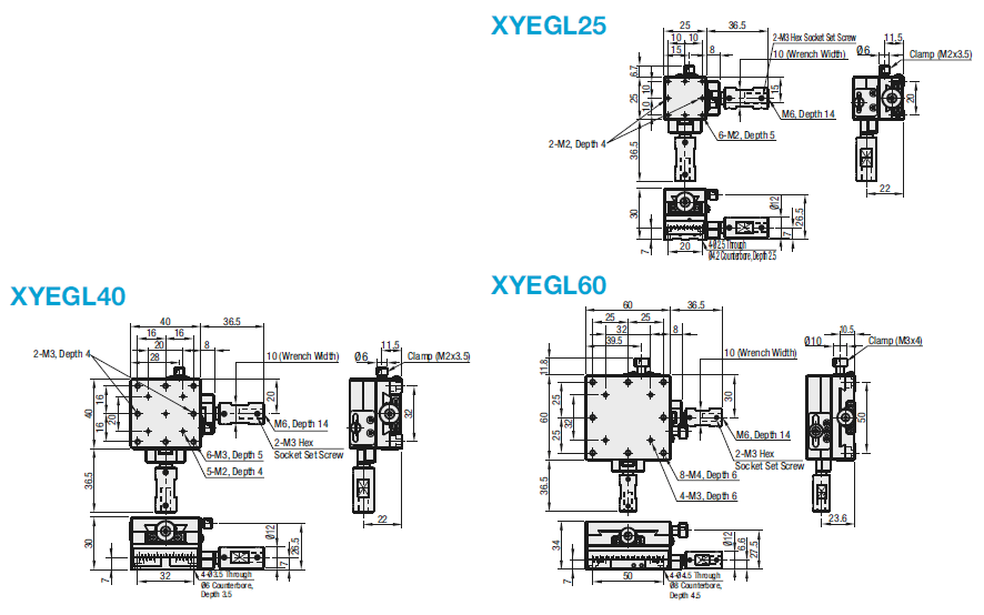 [Precision] XY-Axis/Dovetail/Feed Screw/Reinforced Clamp:Related Image