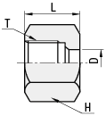 Bite Hydraulic Pipe Fittings/Nuts:Related Image