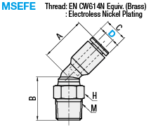 One-Touch Couplings/45 Deg. Elbow:Related Image
