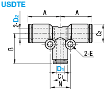 One-Touch Couplings/Stepped Union Tees:Related Image