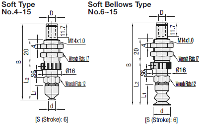 Vacuum Fittings/Soft/Soft Bellows/Spring Type/T-Shape:Related Image