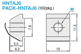 6 Series/Post-Assembly Insertion Short Nuts:Related Image