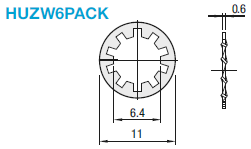 6 Series/Post-Assembly Insertion Toothed Washers:Related Image