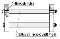 Precision/Both Ends Threaded/Both Ends Threaded with Wrench Flats:Related Image