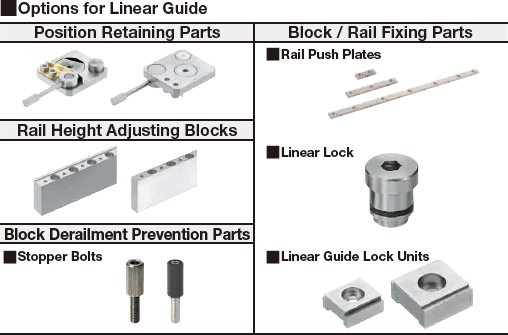 Miniature Linear Guides/Long Blocks/Light Preload:Related Image