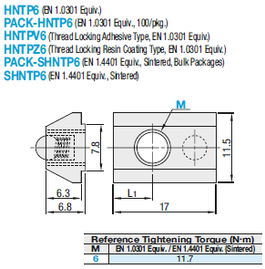 6 Series/Post-Assembly Insertion Spring Nuts:Related Image