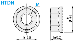 8 Series/Flanged Nuts for Aluminum Extrusions:Related Image