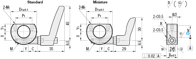 Shaft Collars/With Clamp Lever/Wedge Type/D Cut:Related Image