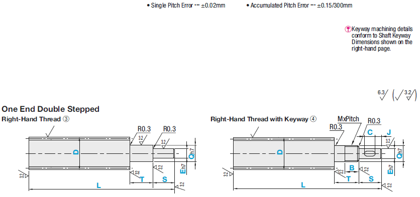 Lead Screws/One End Double Stepped:Related Image