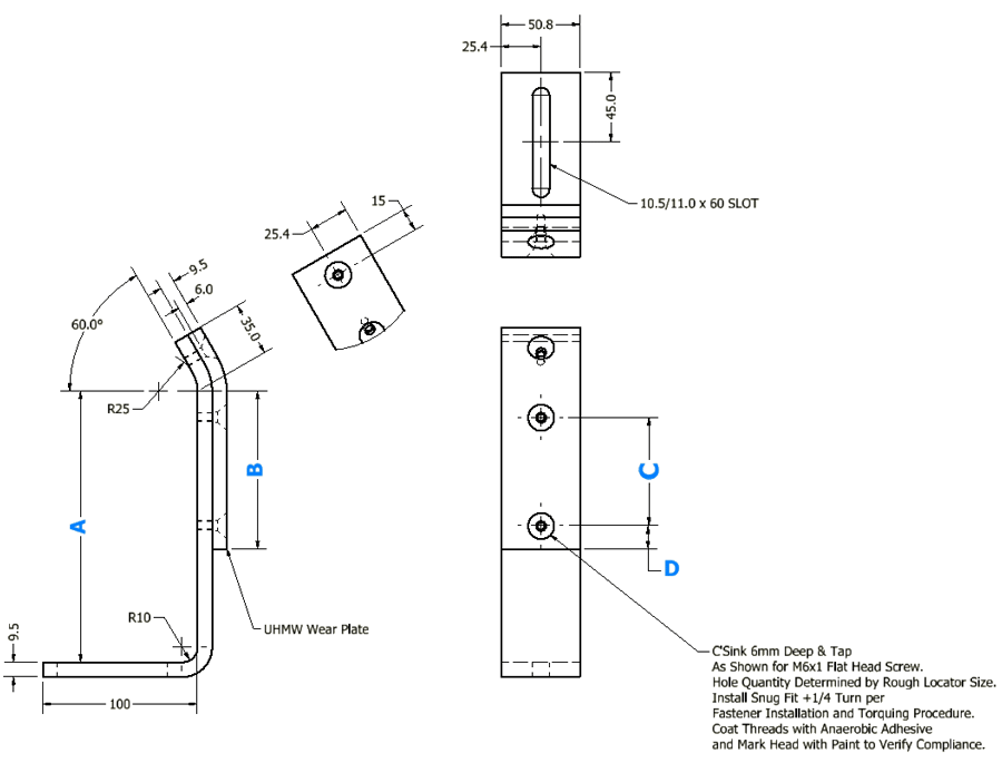 [NAAMS] Rough Locator L-Shape Inside with Resin Guide:Related Image