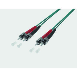 Fiber Optic Duplex Patch Cable ST / ST 50/125µ OM3 - aqua