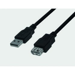 USB Extension Cable A Plug / A Socket - black