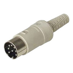 DIN connector Plug, straight