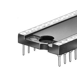 High-precision sockets and plugs for DIL-IC