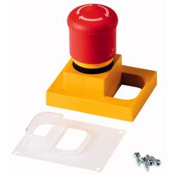 Emergency-stop button, turn-release, for expansion / installation housing