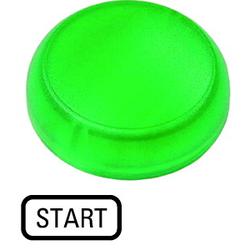 Lens, indicator light, green, flush, START