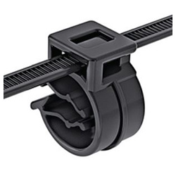 Cable tie 2-piece with hose
