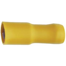 Bullet receptacle  4 mm² 6 mm² Pin diameter: 5 mm Insulated Yellow Klauke 9
