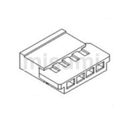 Wire to Wire Connector Housing with 2.00 mm Pitch (51005)