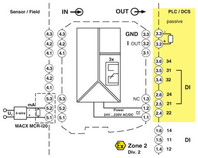 Plug, Connection terminal block, MACX MCR