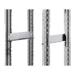 Continuous slide rail for two pairs of 482.6 mm (19") mounting angles